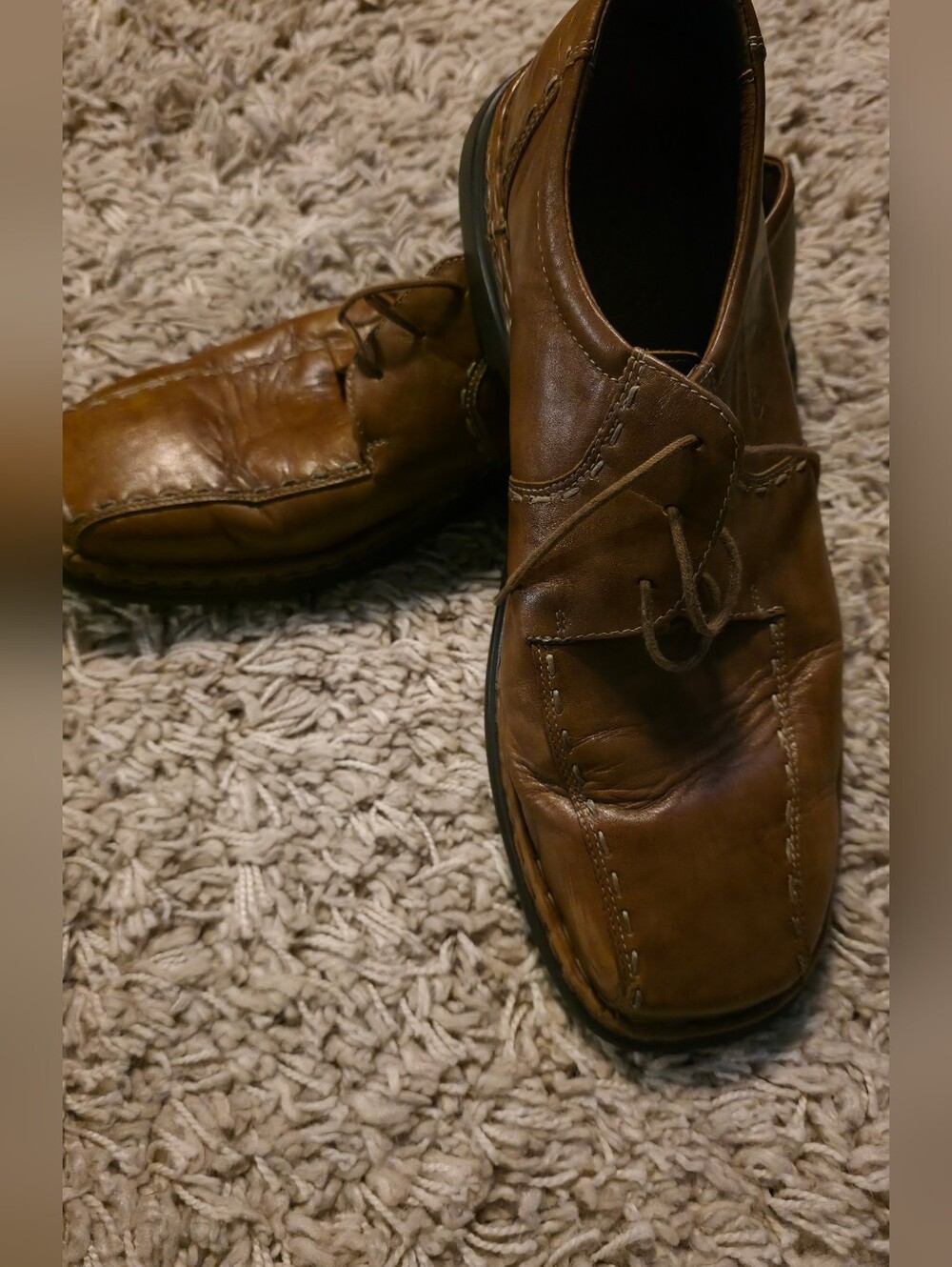 4/$67 Deal! Josef Seibel Men's Brown Leather Loafers